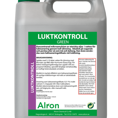 Luktkontroll Green Mint Våt – 3 x 5 liter